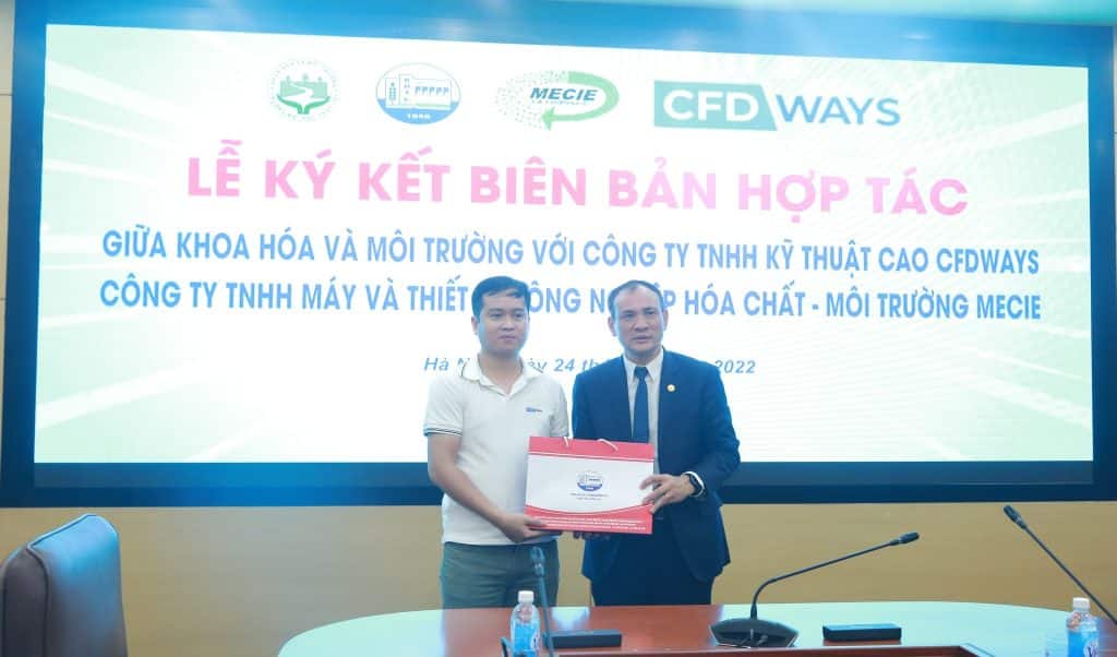 CFDWAYS ký kết hợp tác với Khoa Hóa và Môi Trường – Đại Học Thủy Lợi