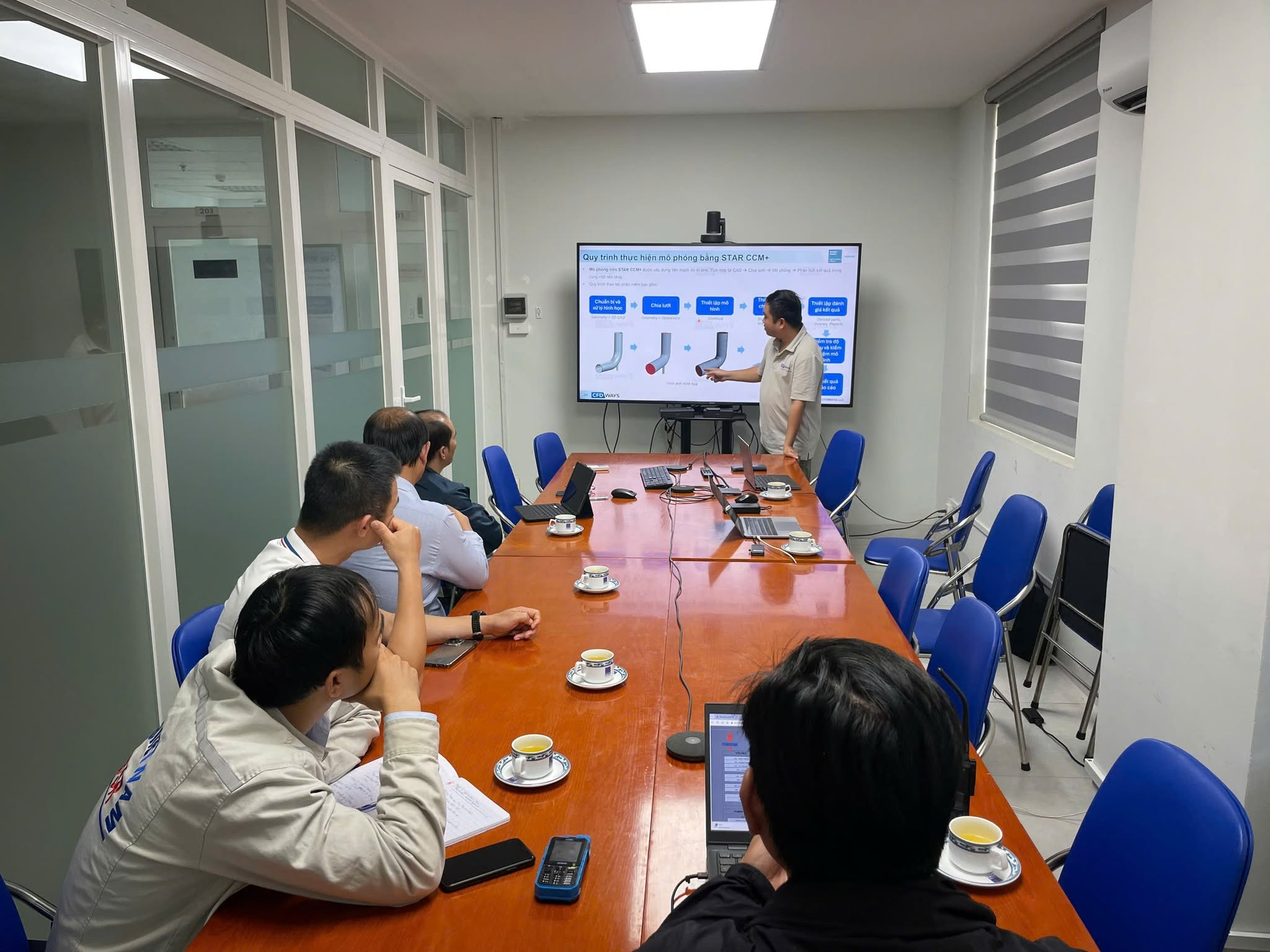 Các lớp mô phỏng đa vật lý trong chương trình đào tạo