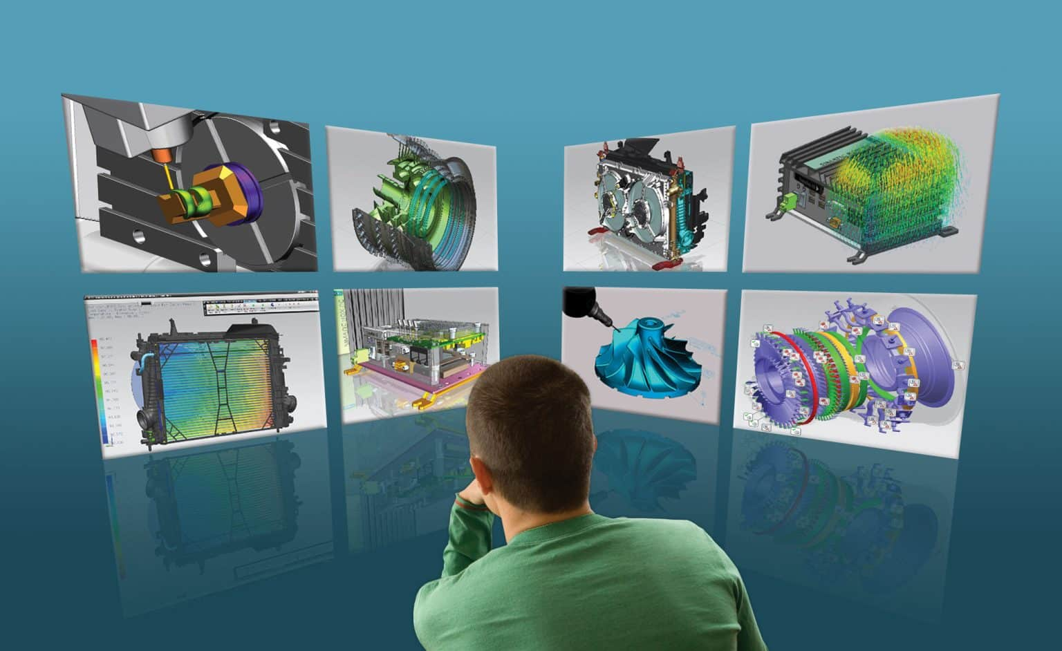 Mô hình lắp ráp thiết bị công nghiệp trong Siemens NX